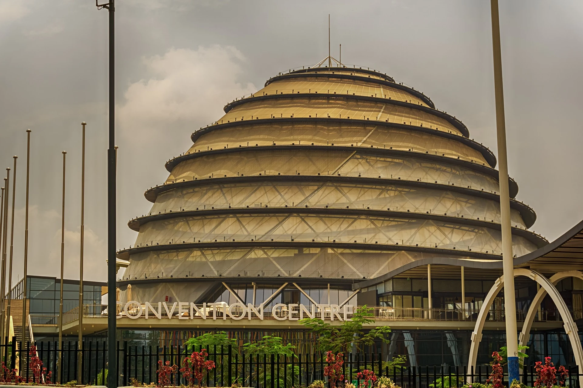 The iconic domed Kigali Convention Centre