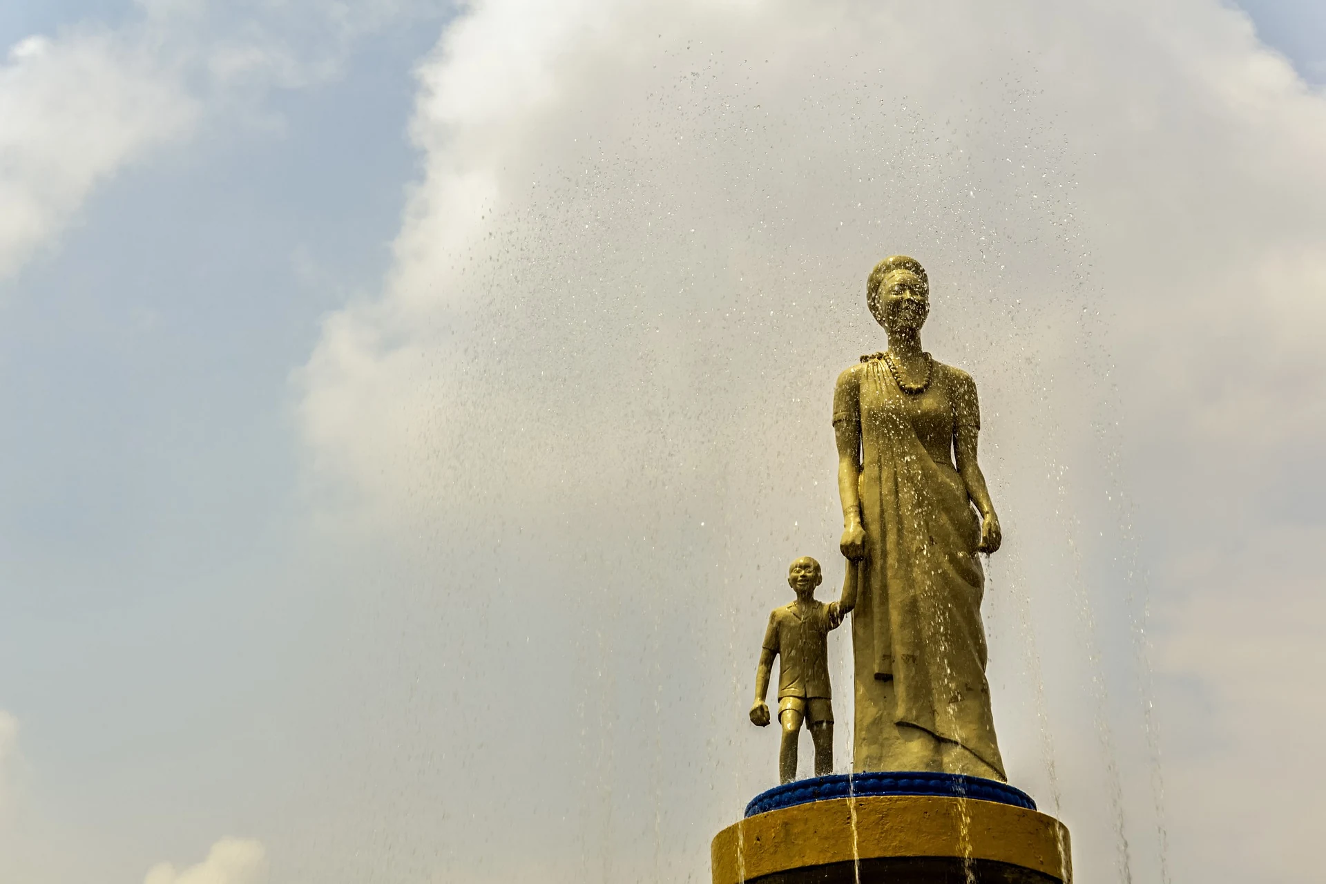 Peace monument overlooking Kigali city